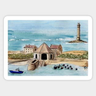 Goury lighthouse - France - Normandy Sticker